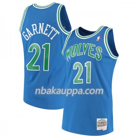 Minnesota Timberwolves Kevin Garnett 21 Hardwood Classics Sininen Pelipaidat Swingman - Miesten